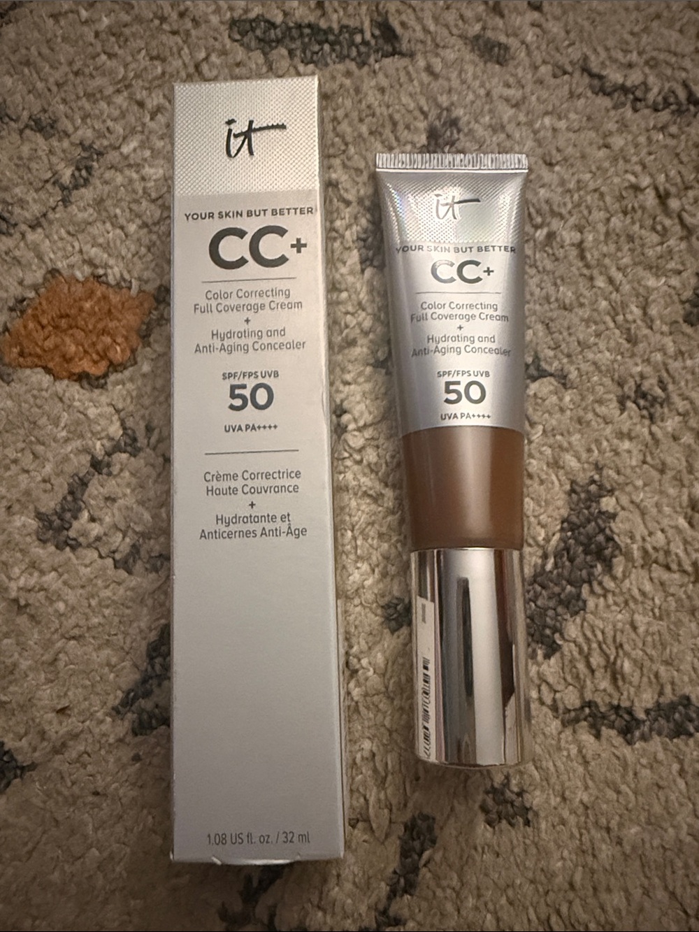 it cosmetics CC+ Full Coverage Cream SPF 50 - natural deep NEW